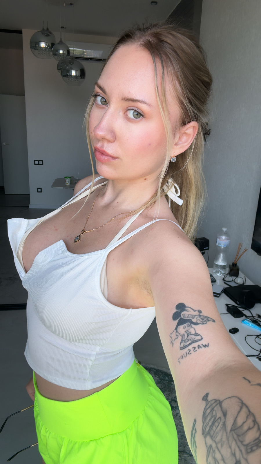 KateV in her underwear in Santo Domingo